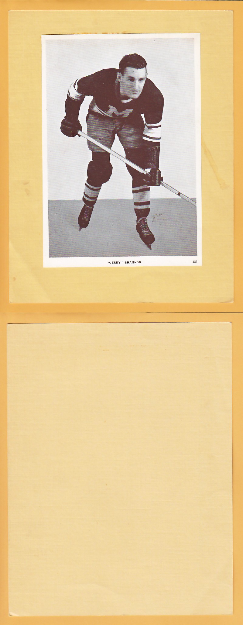 1935-40 CROWN BRAND PHOTO #123 JERRY SHANNON photo 1935-40 CROWN BRAND PHOTO #123 JERRY SHANNON photo